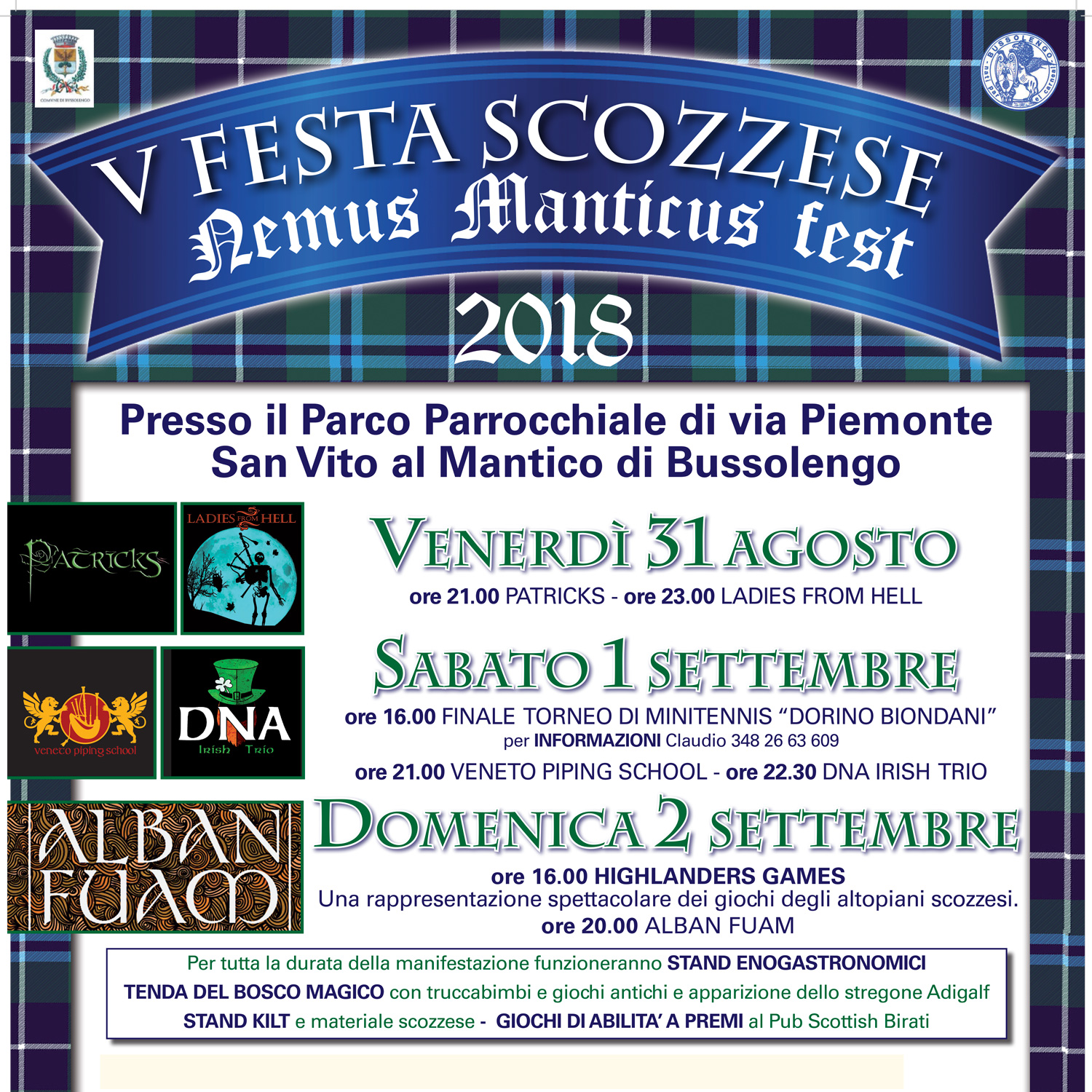 V^ Festa Scozzese Nemus Manticus Fest 2018