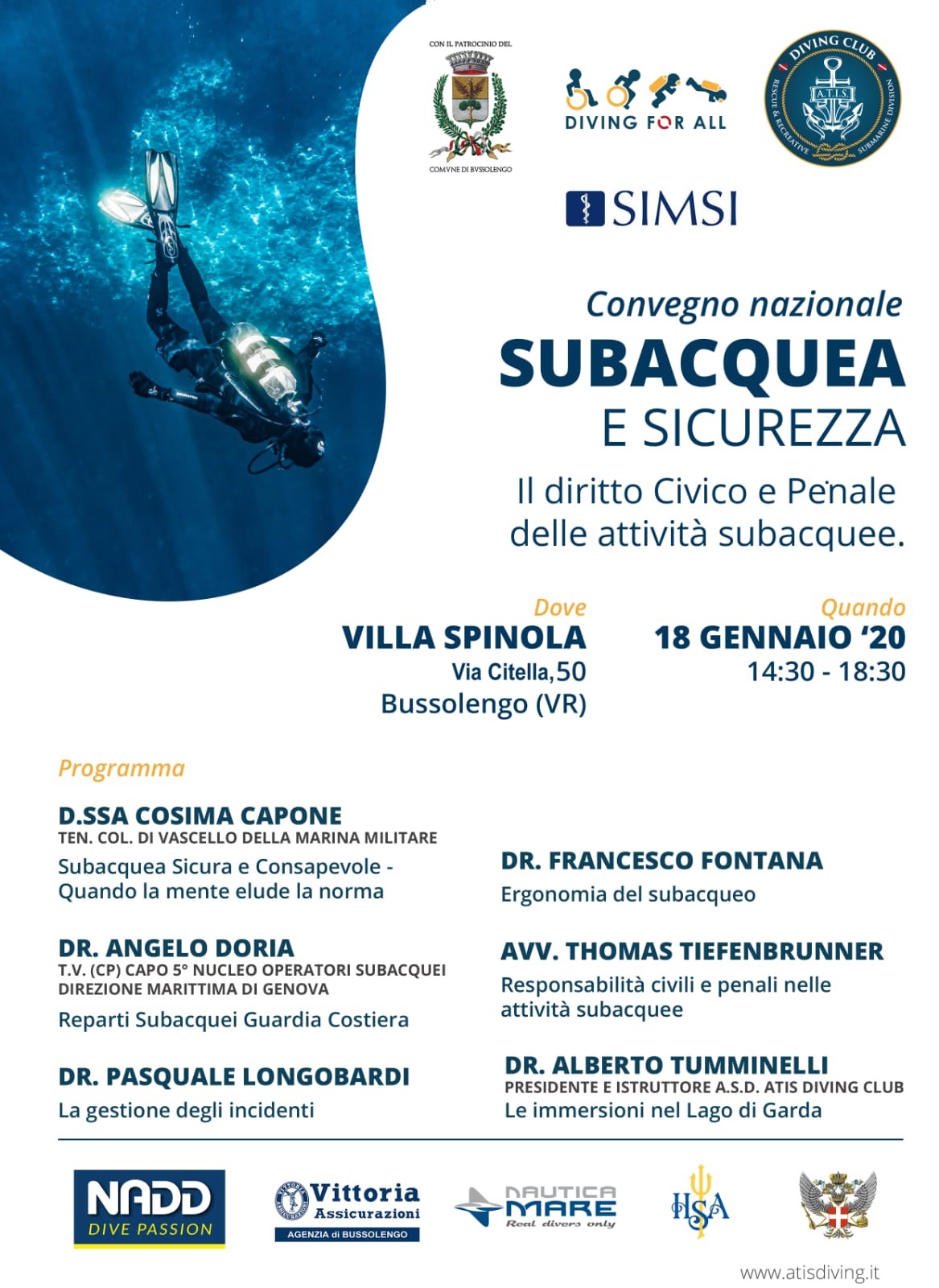 Convegno nazionale subacquea e sicurezza