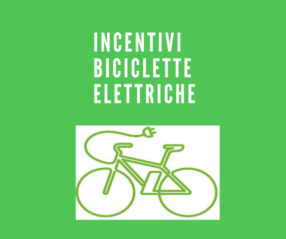 Contributi per l'acquisto di biciclette elettriche