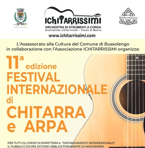 Rinvio concerto Festival Chitarra e Arpa del 29 agosto